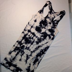 Women's extra large dago tea style tie dye dress